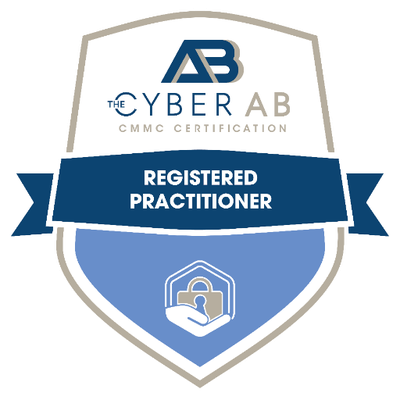 The Cyber AB &mdash; CMMC Registered Practitioner badge